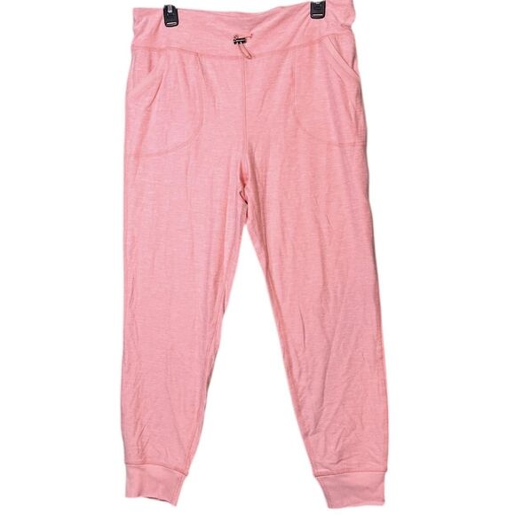 Nine West Active Pants Womens 1X Pink Jogger Sweatpants Drawstring Pockets - Picture 11 of 12